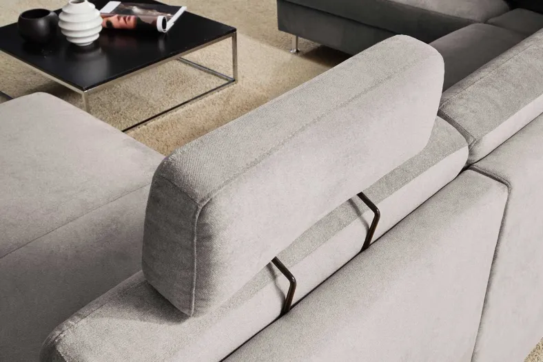 Dietsch Onyx Schlafsofa mit Ottomane in vielen Farben