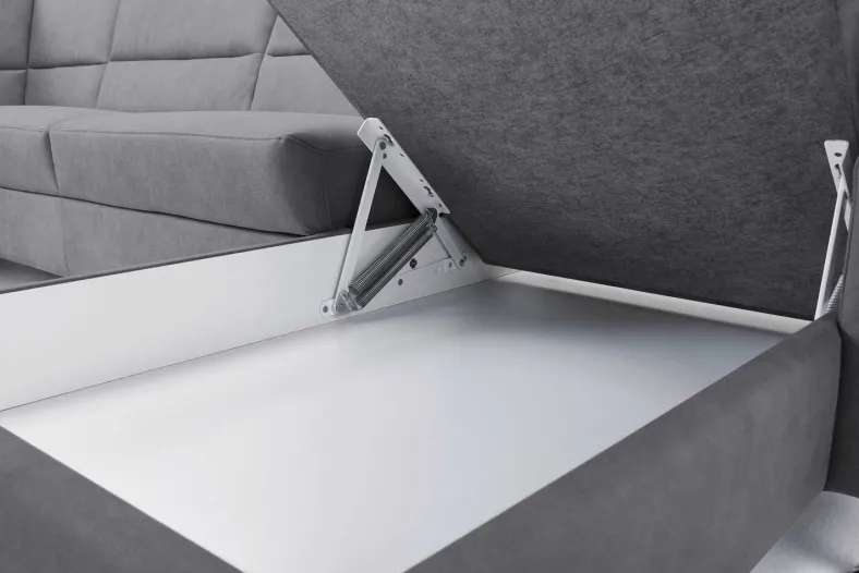 Dietsch Onyx Schlafsofa mit Ottomane in vielen Farben