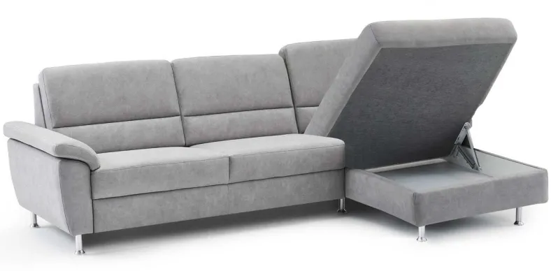 Dietsch Onyx Schlafsofa mit Ottomane in vielen Farben
