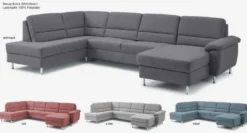Dietsch Onyx Wohnlandschaft wahlweise mit Schlaffunktion und Bettkasten