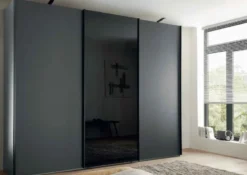 Dubai Kleiderschrank Glas durchsichtig