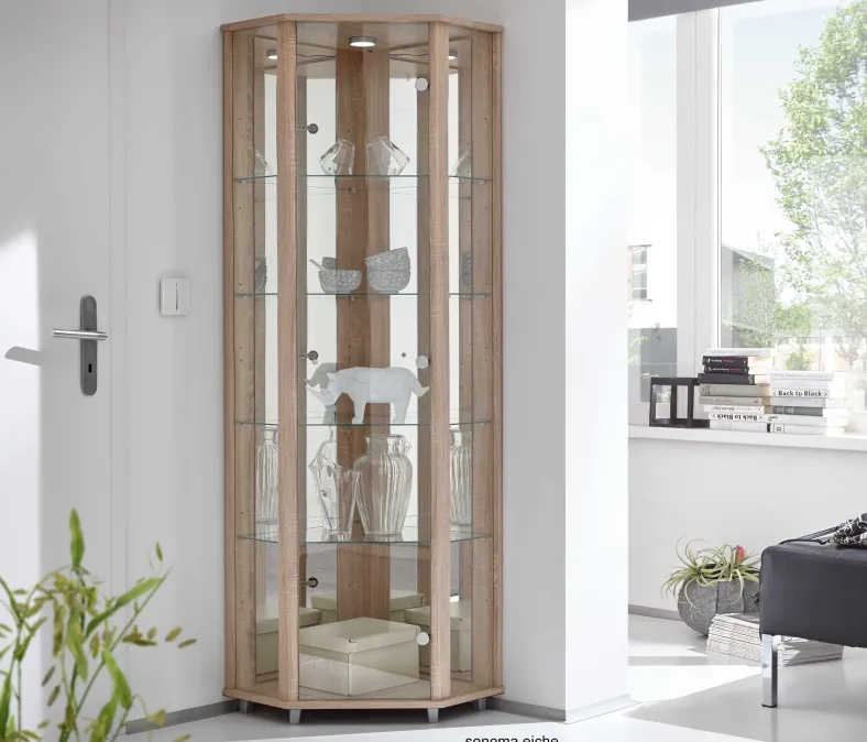 Eckvitrine Wohnzimmer