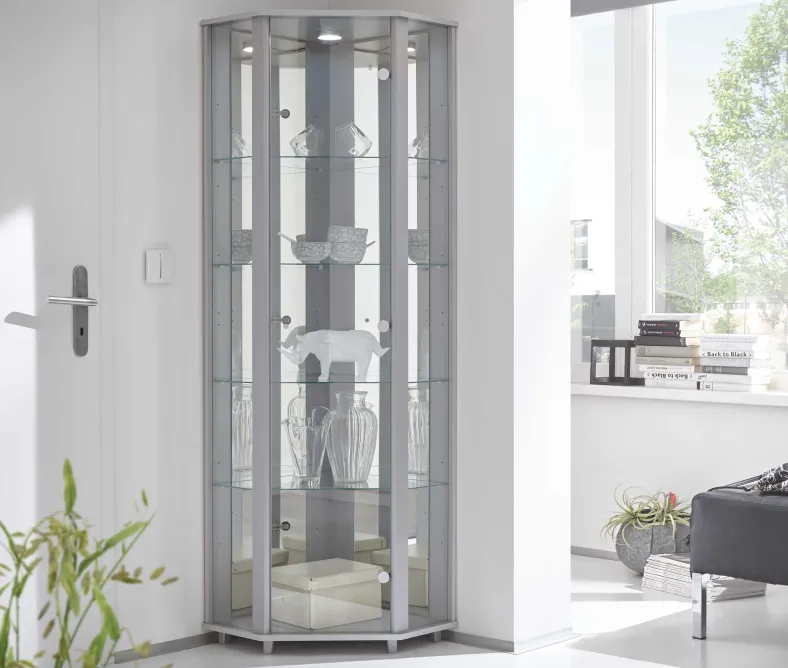 Eckvitrine Wohnzimmer