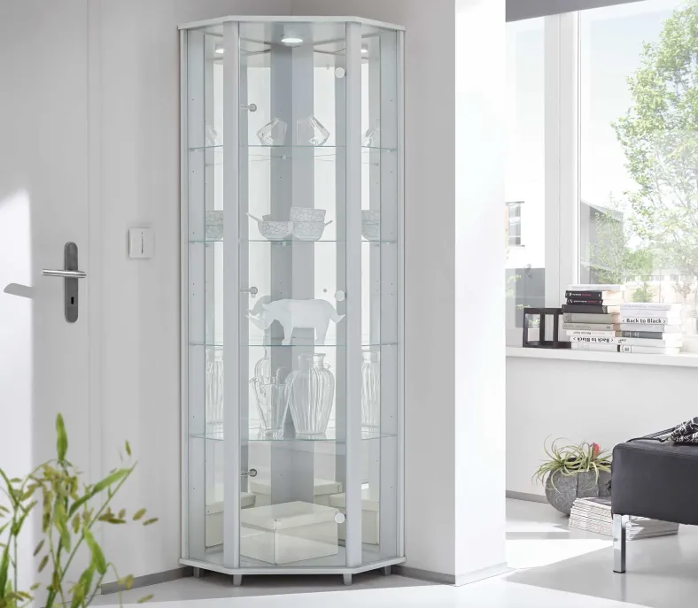 Eckvitrine Wohnzimmer