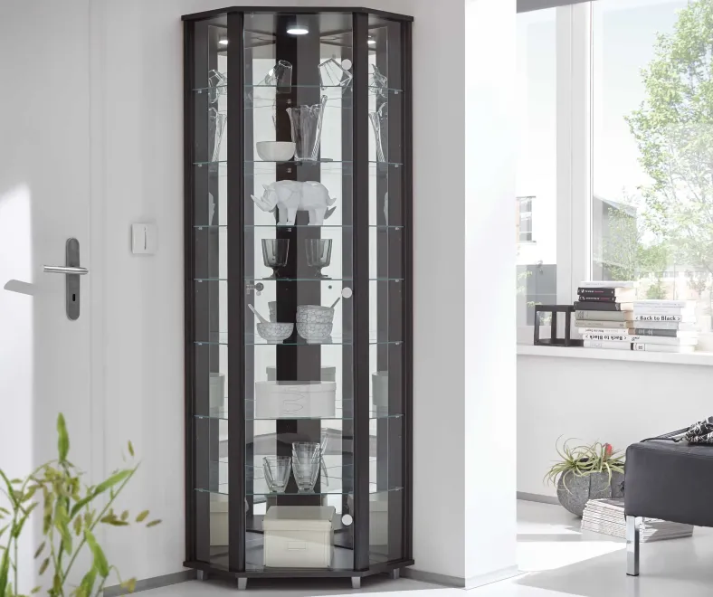 Eckvitrine Wohnzimmer