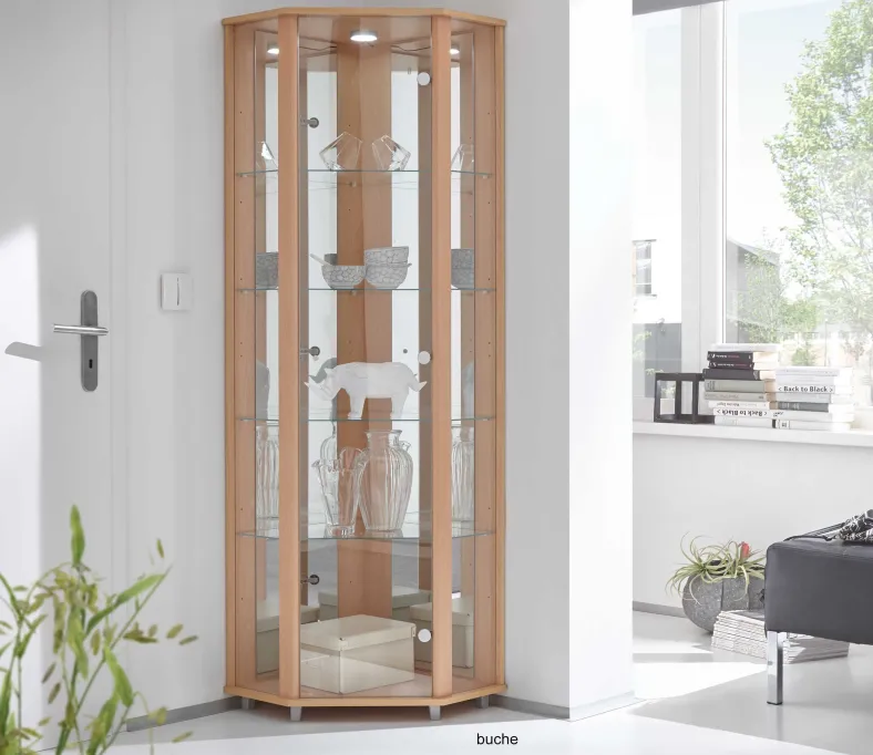 Eckvitrine Wohnzimmer