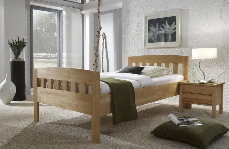 Einzelbett Holz