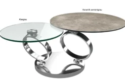 Eolia Couchtisch rund 2-teilig