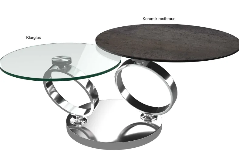 Eolia Couchtisch rund 2-teilig