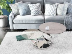 Eolia Couchtisch rund 2-teilig
