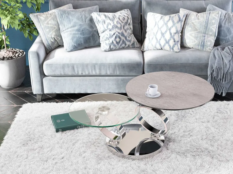 Eolia Couchtisch rund 2-teilig