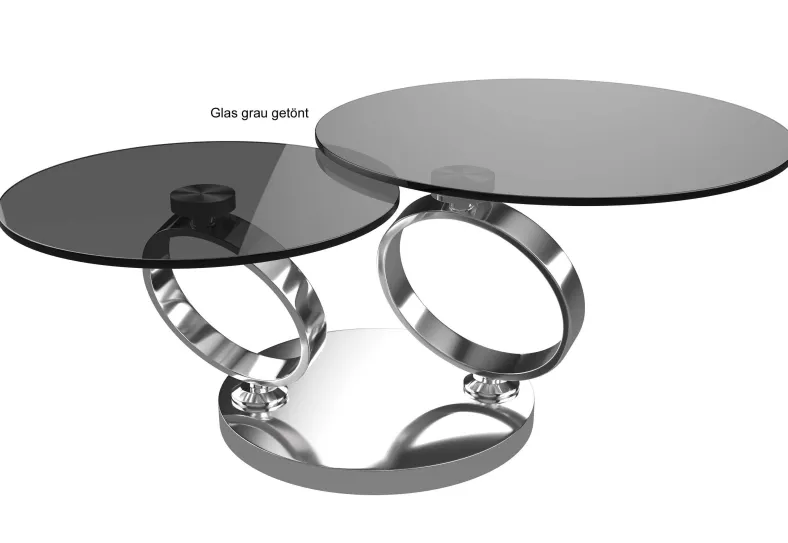 Eolia Couchtisch rund 2-teilig
