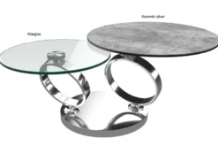 Eolia Couchtisch rund 2-teilig