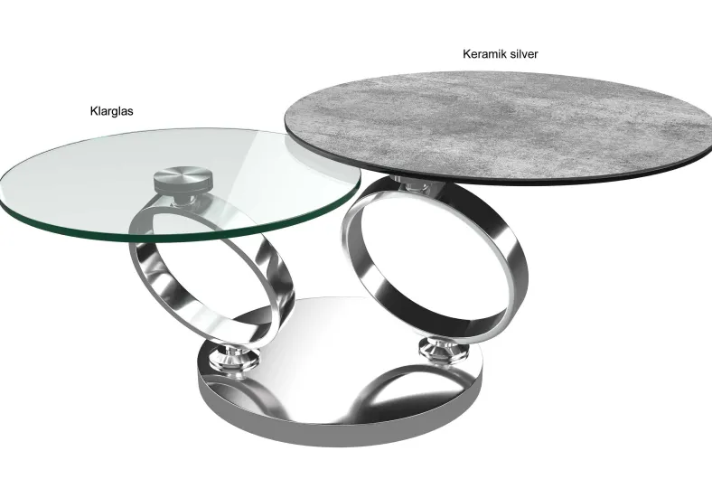 Eolia Couchtisch rund 2-teilig