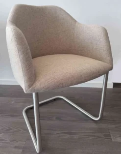2er Set Schwingsessel beige
