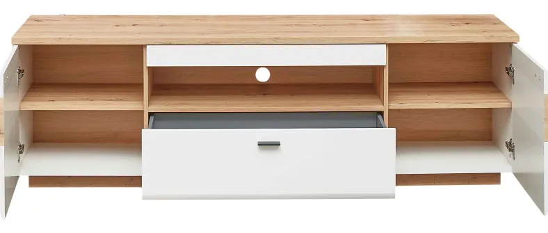 Fresno TV Lowboard weiß