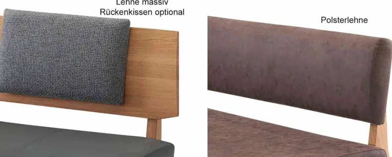 Garda Truhen Eckbank Massivholz