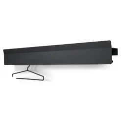 Garderobe schwarz Metall