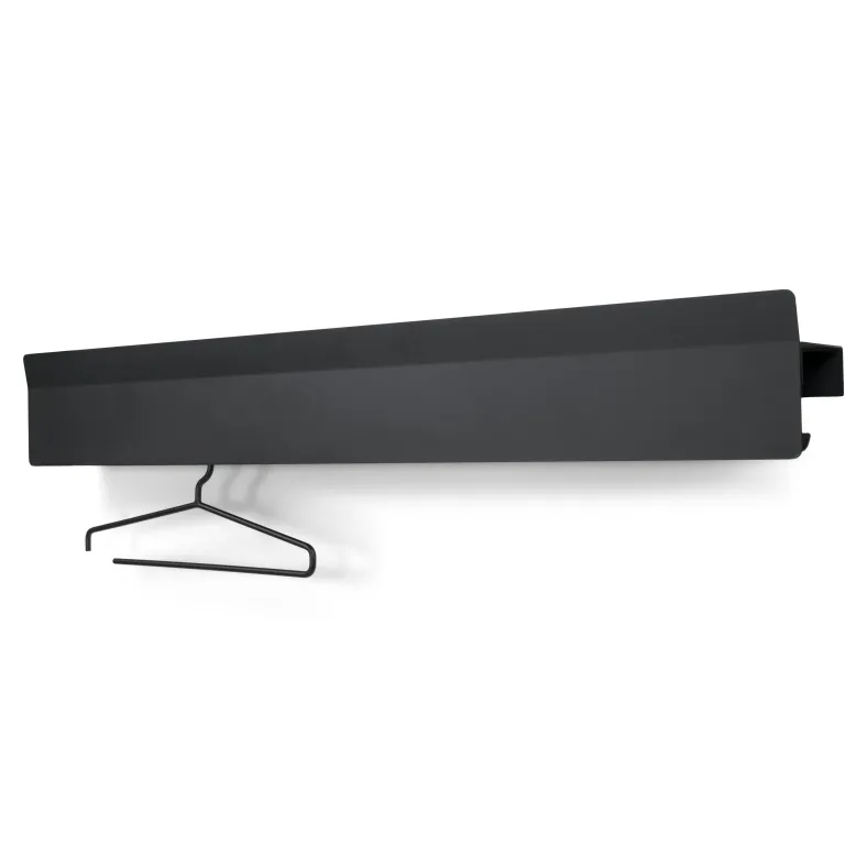 Garderobe schwarz Metall
