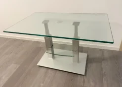 Glastisch höhenverstellbar