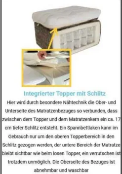 Granada Boxspringbett 160x200 mit Bettkasten