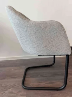 Grauer Schwingsessel 2er Set