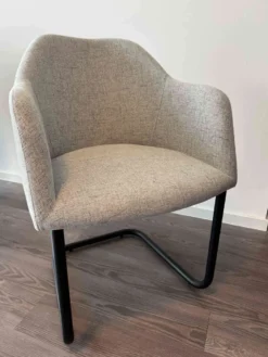 Grauer Schwingsessel 2er Set