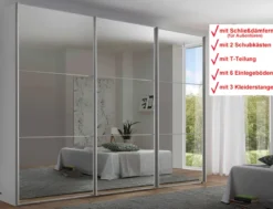 Includo-Glas Schwebetürenschrank
