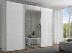 Includo-Glas Schwebetürenschrank