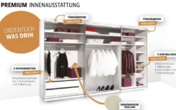 Includo Kleiderschrank Hochglanz