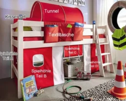 Infanskids Spielbett mit Rutsche