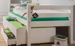 Jugendbett mit Stauraum und Gästebett