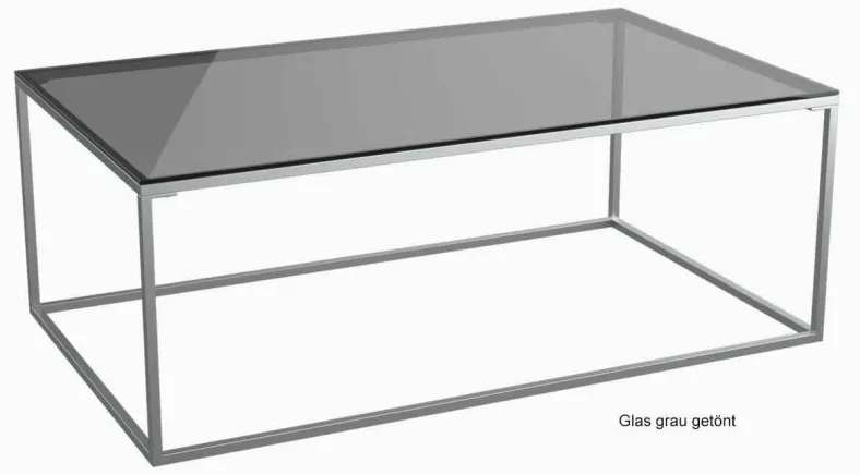 Julia Couchtisch Glas Metall