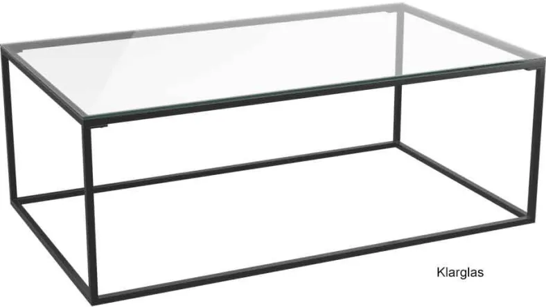 Julia Couchtisch Glas Metall