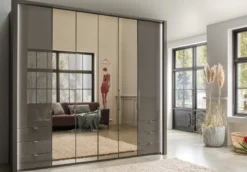 Kansas Kleiderschrank mit Schubladen 300 cm