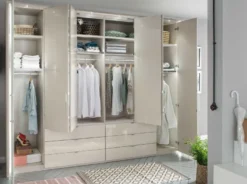 Kansas Kleiderschrank mit Schubladen 250 cm