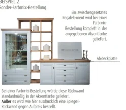 Kent Wohnwand Bücherregal
