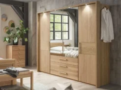 Kiruna Kleiderschrank mit Spiegel