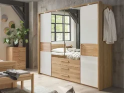 Kiruna Kleiderschrank mit Spiegel