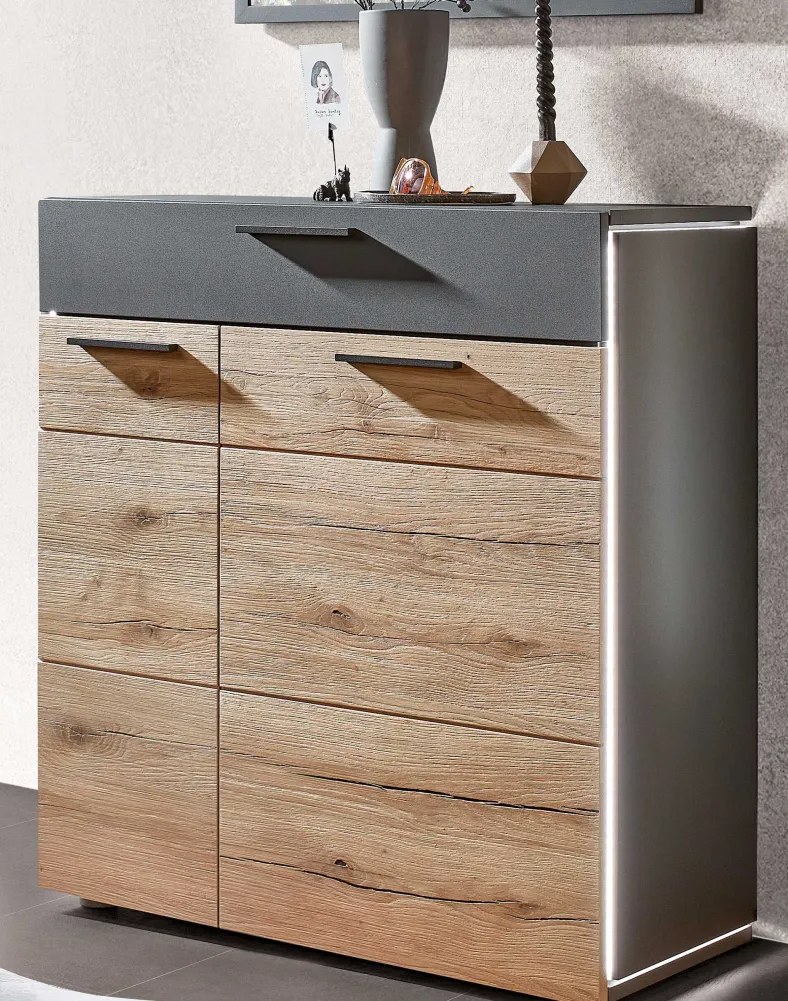 Kitzalm Garderobe eiche/anthrazit