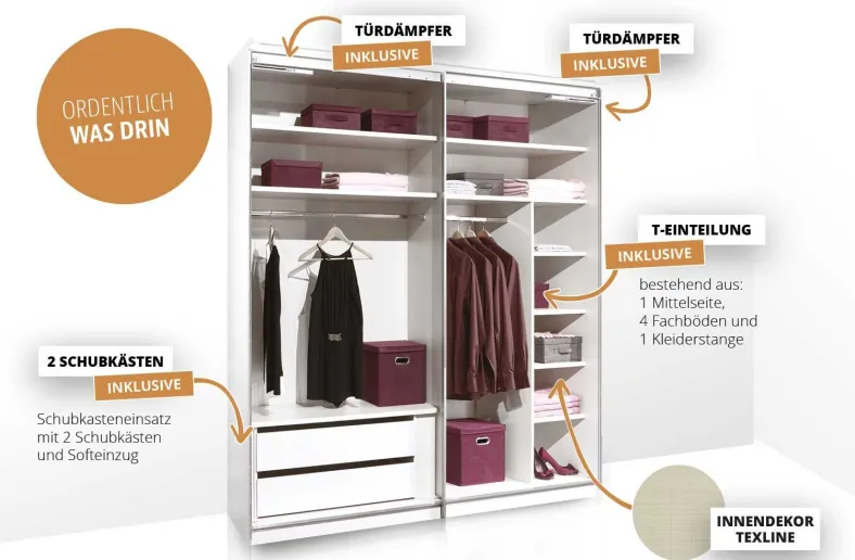 Kleiderschrank Staud Includo