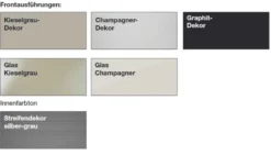 Lagos Kleiderschrank mit Glastüren