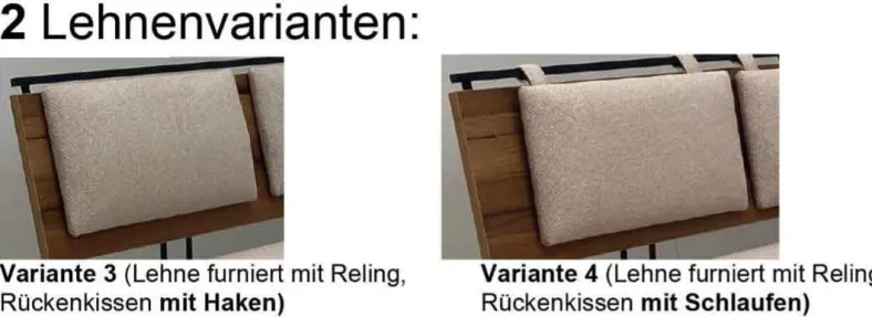 Lassan Eckbank mit Taschenfederkern