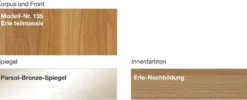 Lausanne Kleiderschrank in erle
