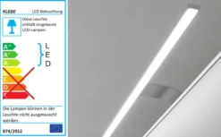 LED Möbel Beleuchtung Switch mit Farbwechsel alufarbig