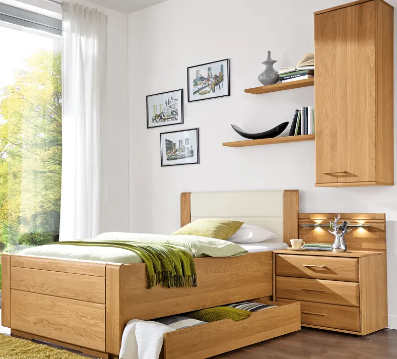 Lido Bett eiche oder erle