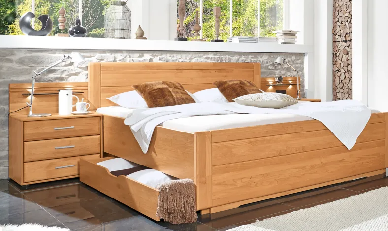 Lido Bett erle oder eiche