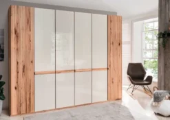 Livorno Kleiderschrank mit Glastüren