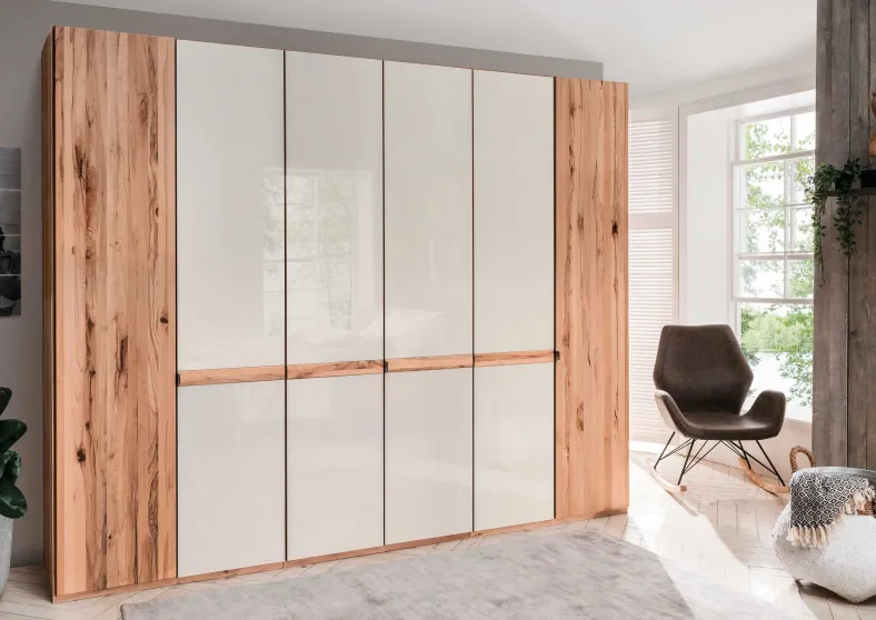Livorno Kleiderschrank mit Glastüren