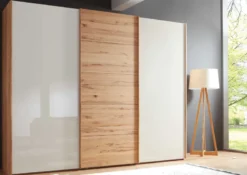 Livorno Schwebetürenschrank teilmassiv